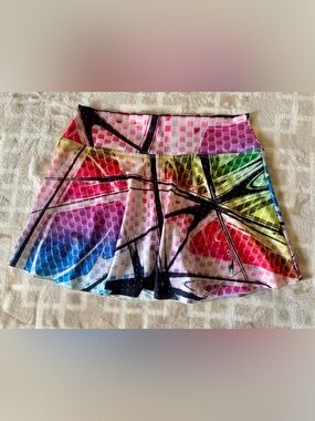 Lacoa Colorburst Geometric Tennis Skort